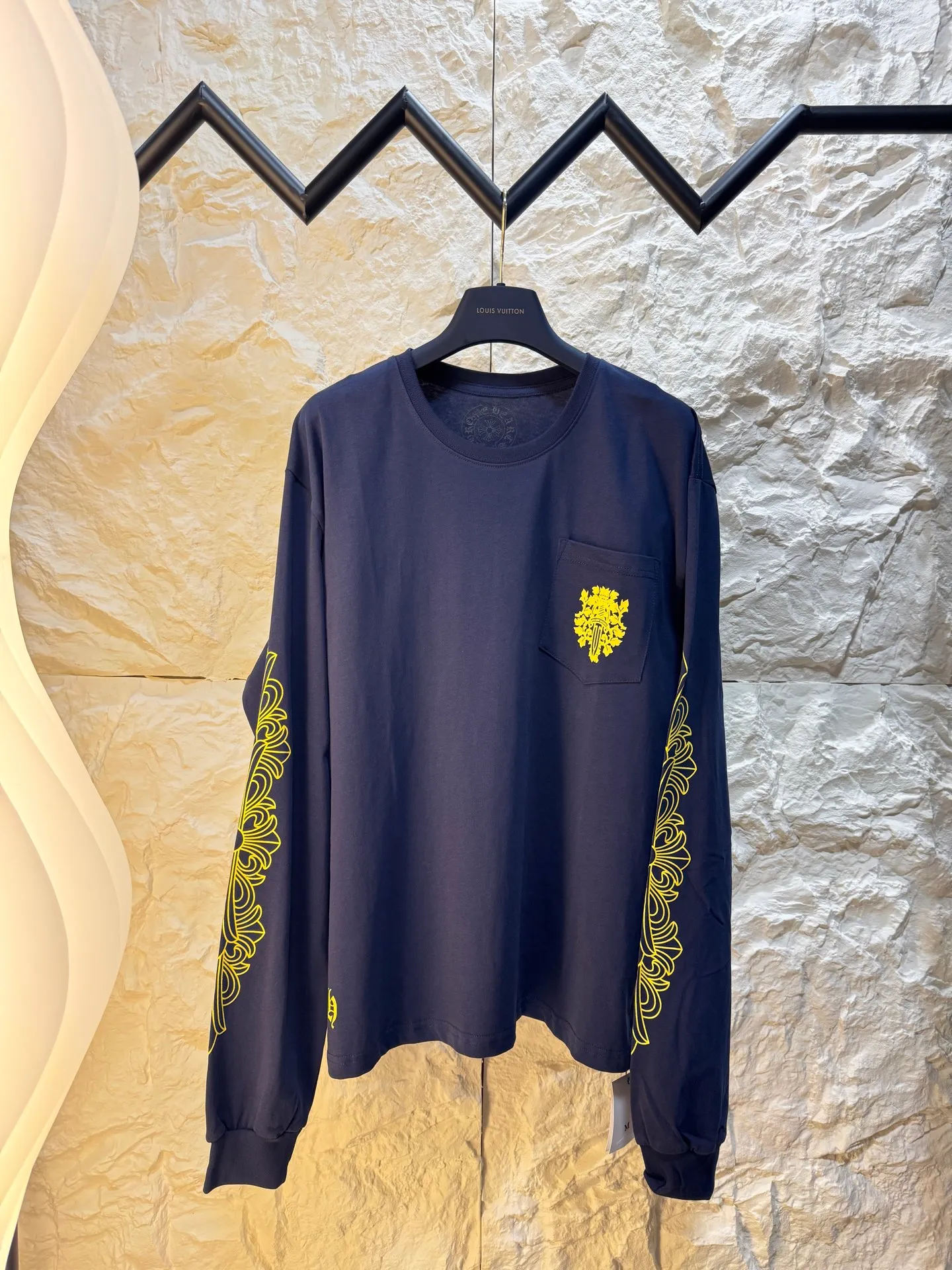 Chrome hearts size S M L XL Yellow Blue TEE， Same Style， ！ 180g Navy Blue ， 。 YB （ ， ， ， ） ！